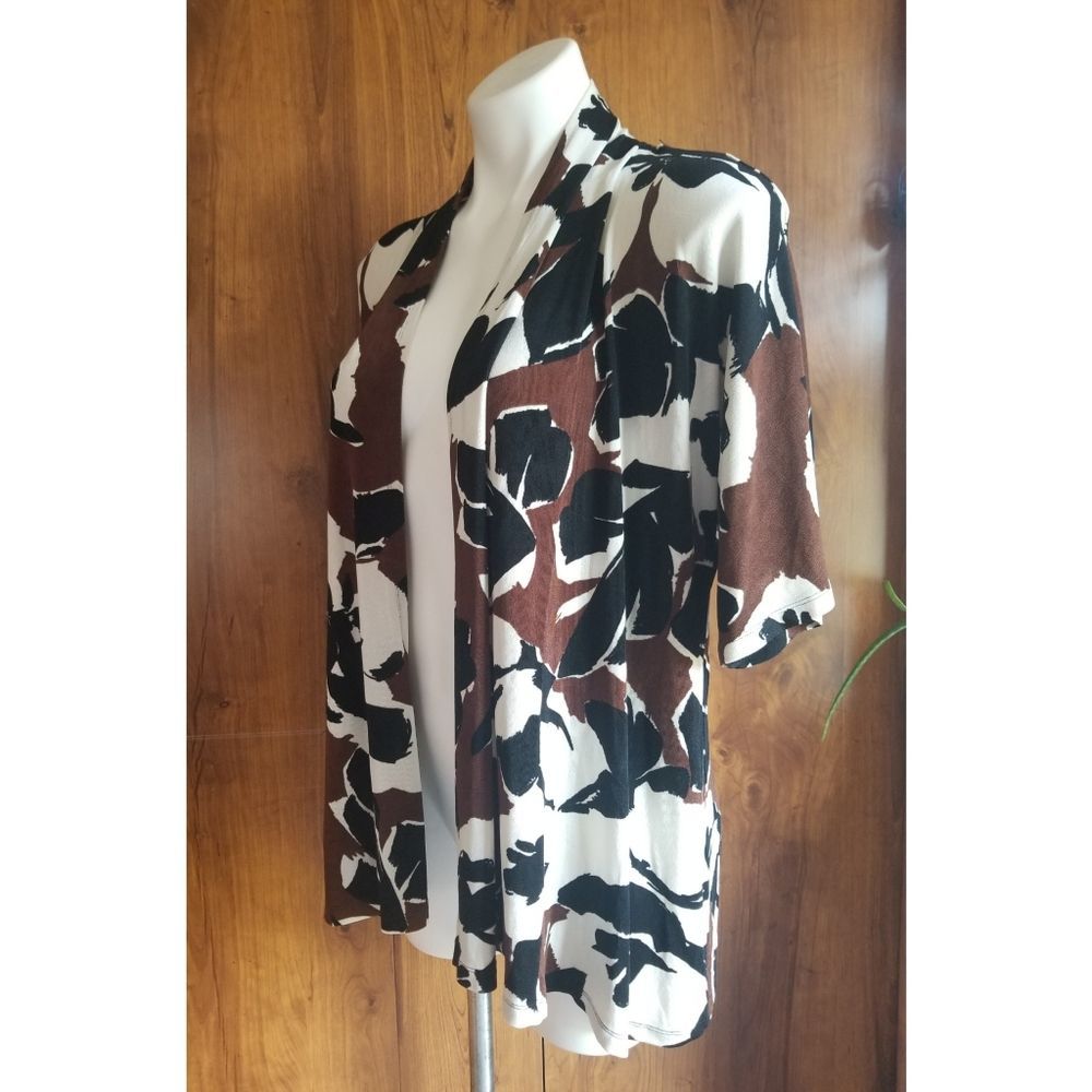 Coldwater Creek Short Sleeve Cardigan - Picture 3 of 6